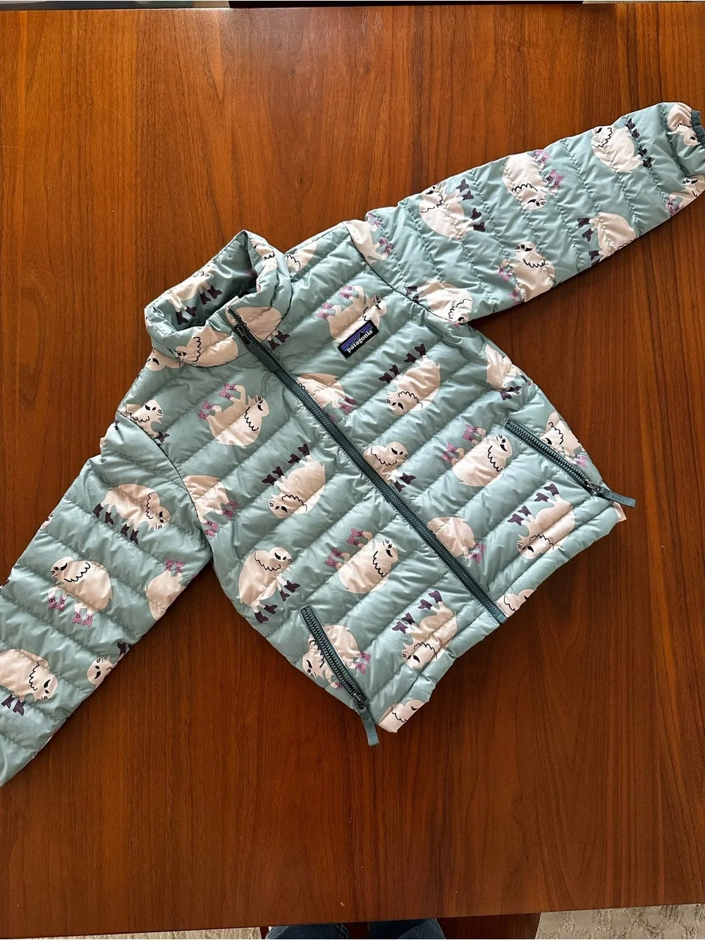 Patagonia Kids Bison Buffalo Puffer Jacket size 5T